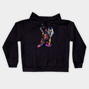 fire and ice knight Kids Hoodie